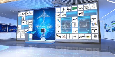 现代科技展厅3D模型下载
